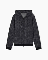 FELPA CON CAPPUCCIO E ZIP