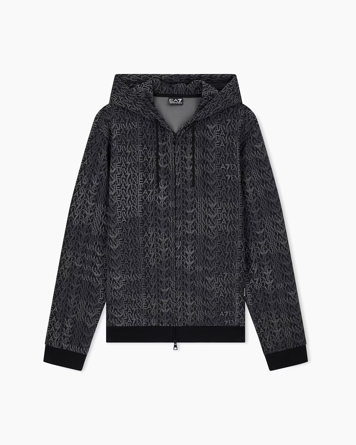 FELPA CON CAPPUCCIO E ZIP