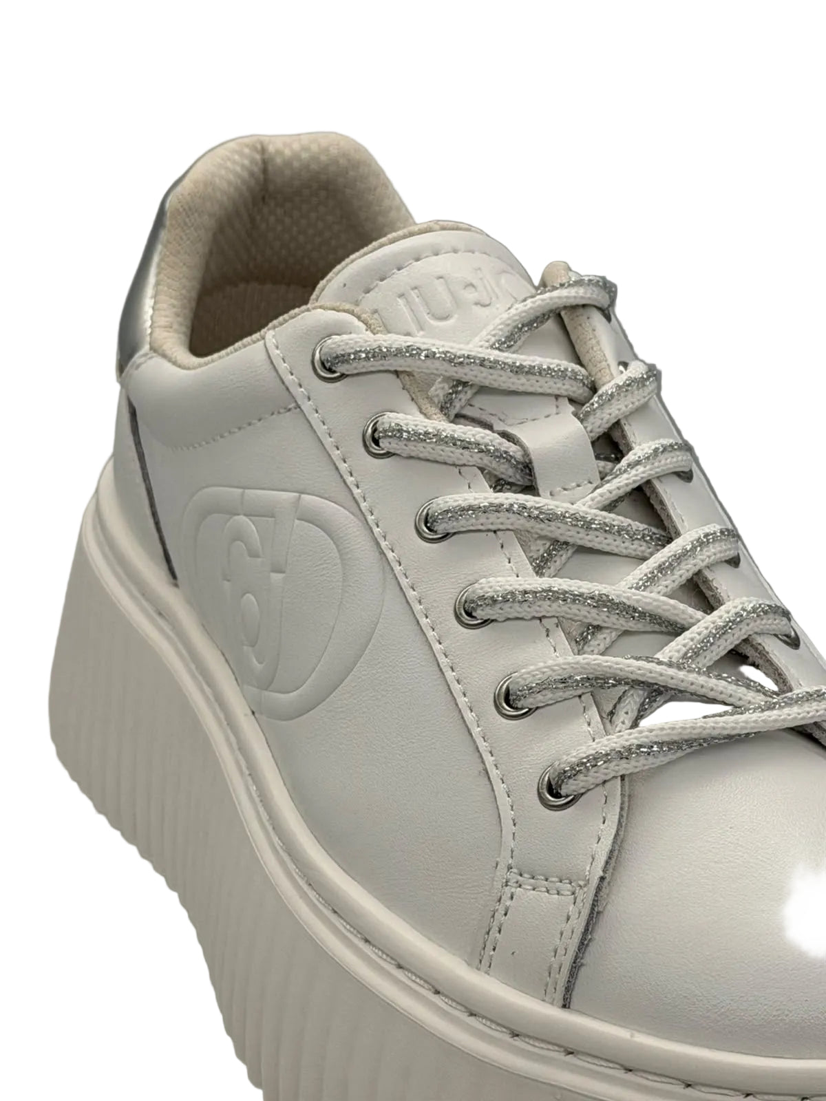 SNEAKERS PLATFORM IN PELLE