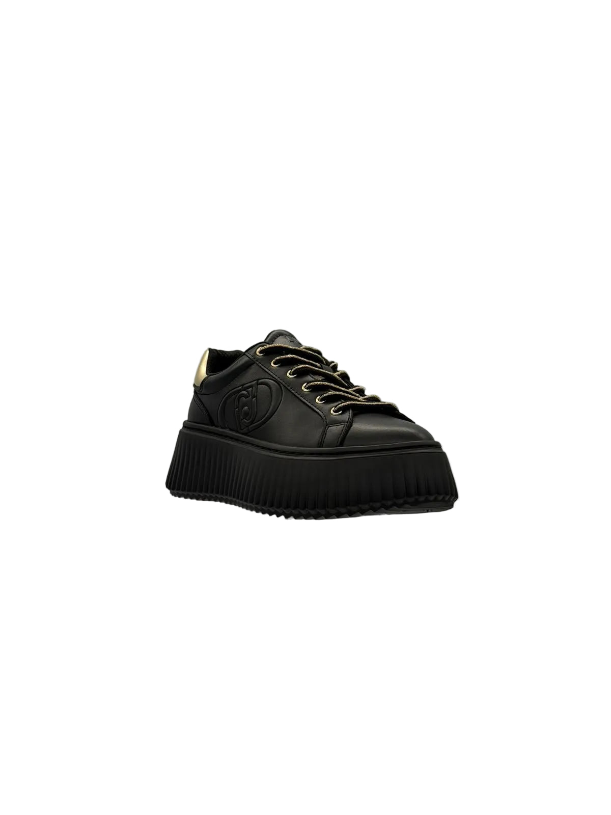 SNEAKERS PLATFORM IN PELLE