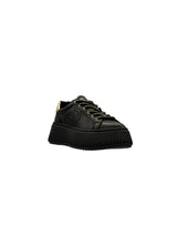 SNEAKERS PLATFORM IN PELLE