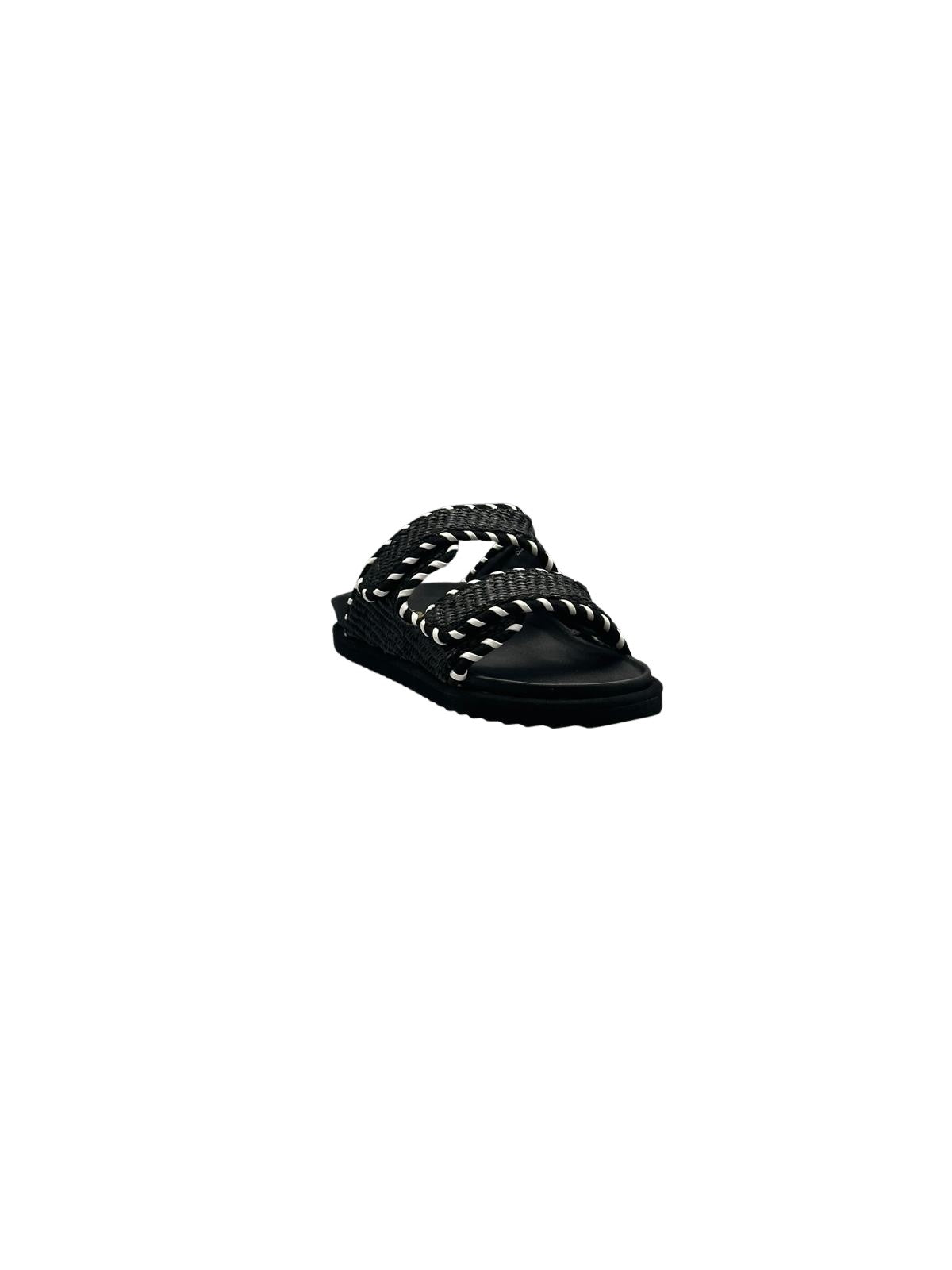 SANDALO DOPPIA FASCIA CON STRETCH