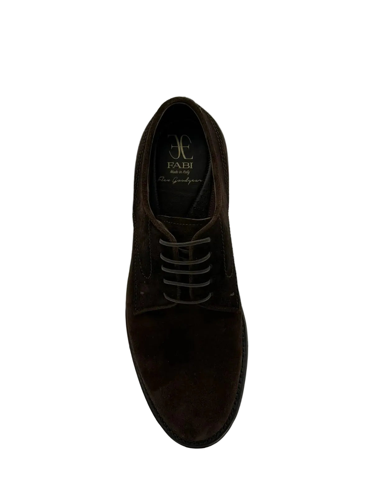 SCARPA STRINGATA IN CAMOSCIO