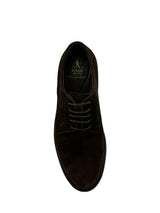 SCARPA STRINGATA IN CAMOSCIO