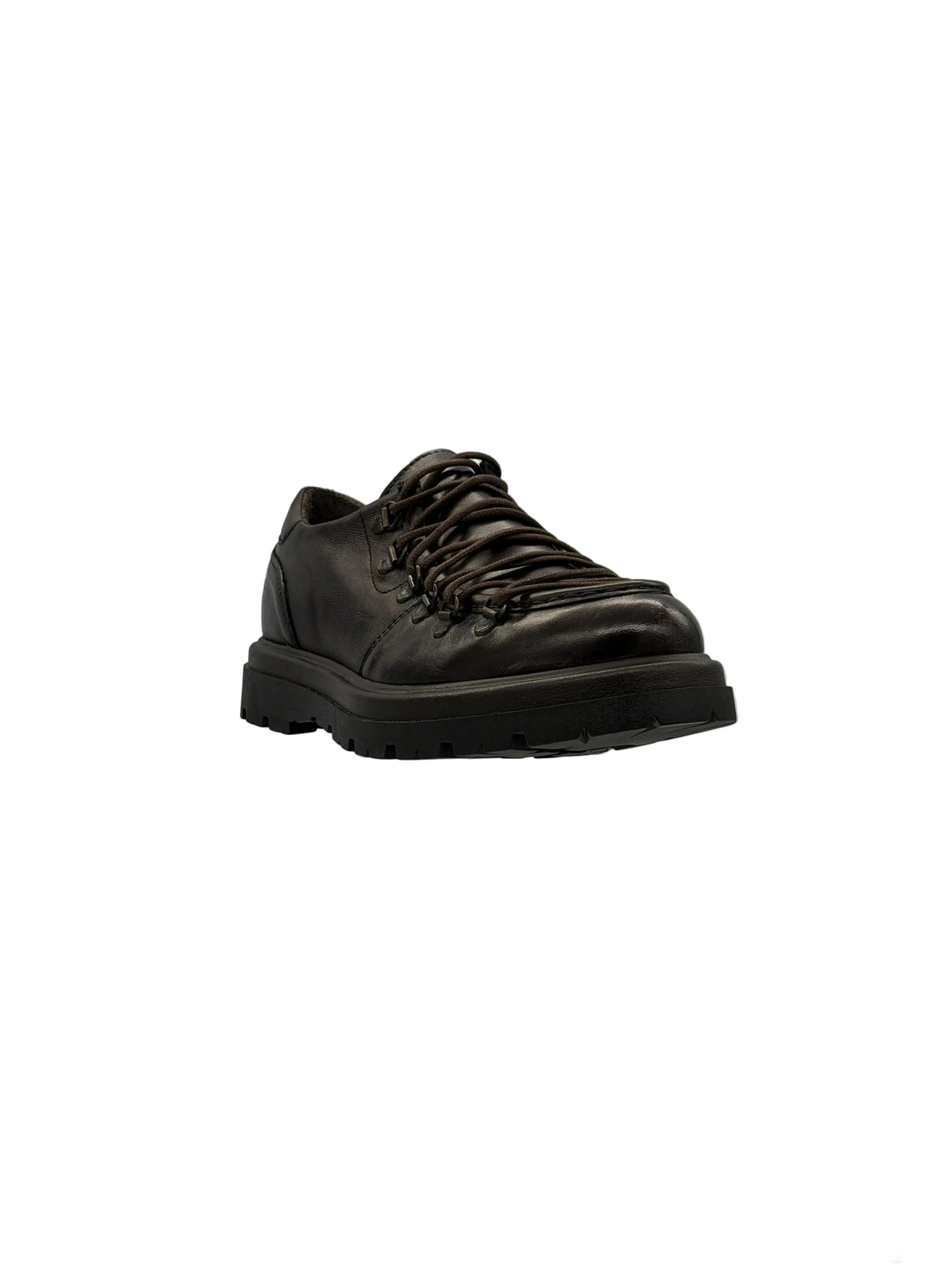 SCARPA STRINGATA IN PELLE