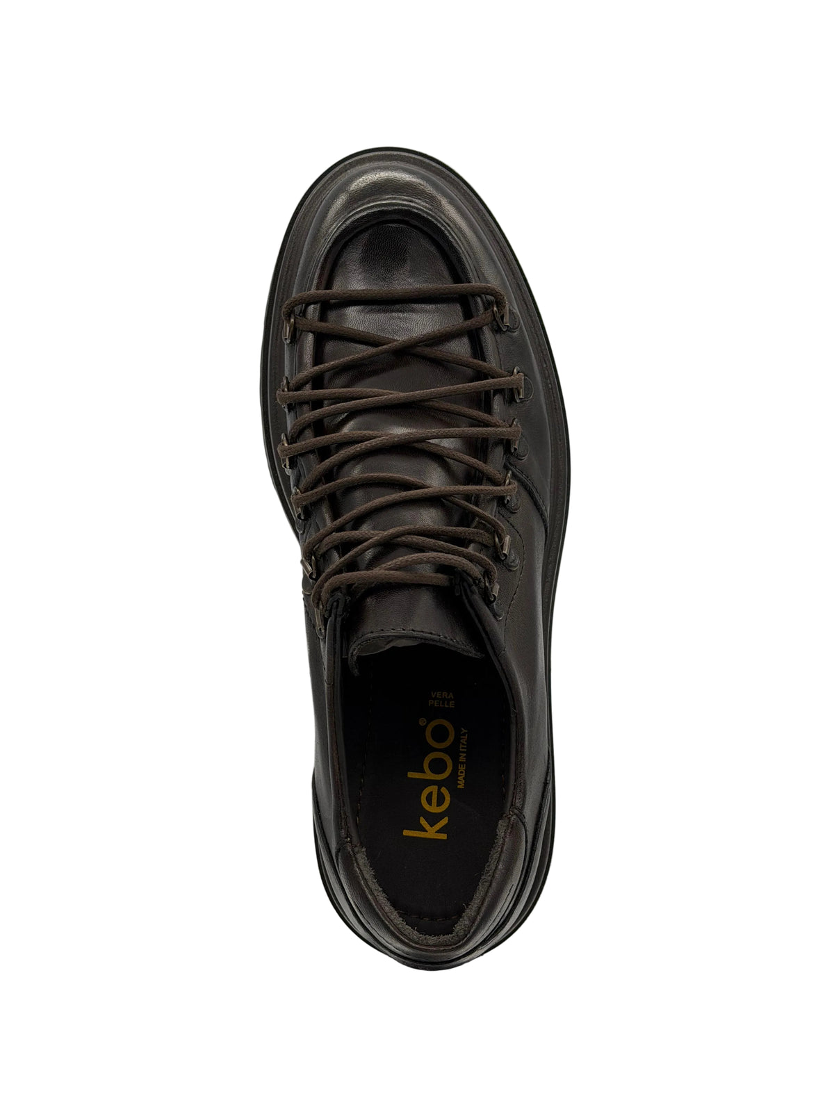 SCARPA STRINGATA IN PELLE