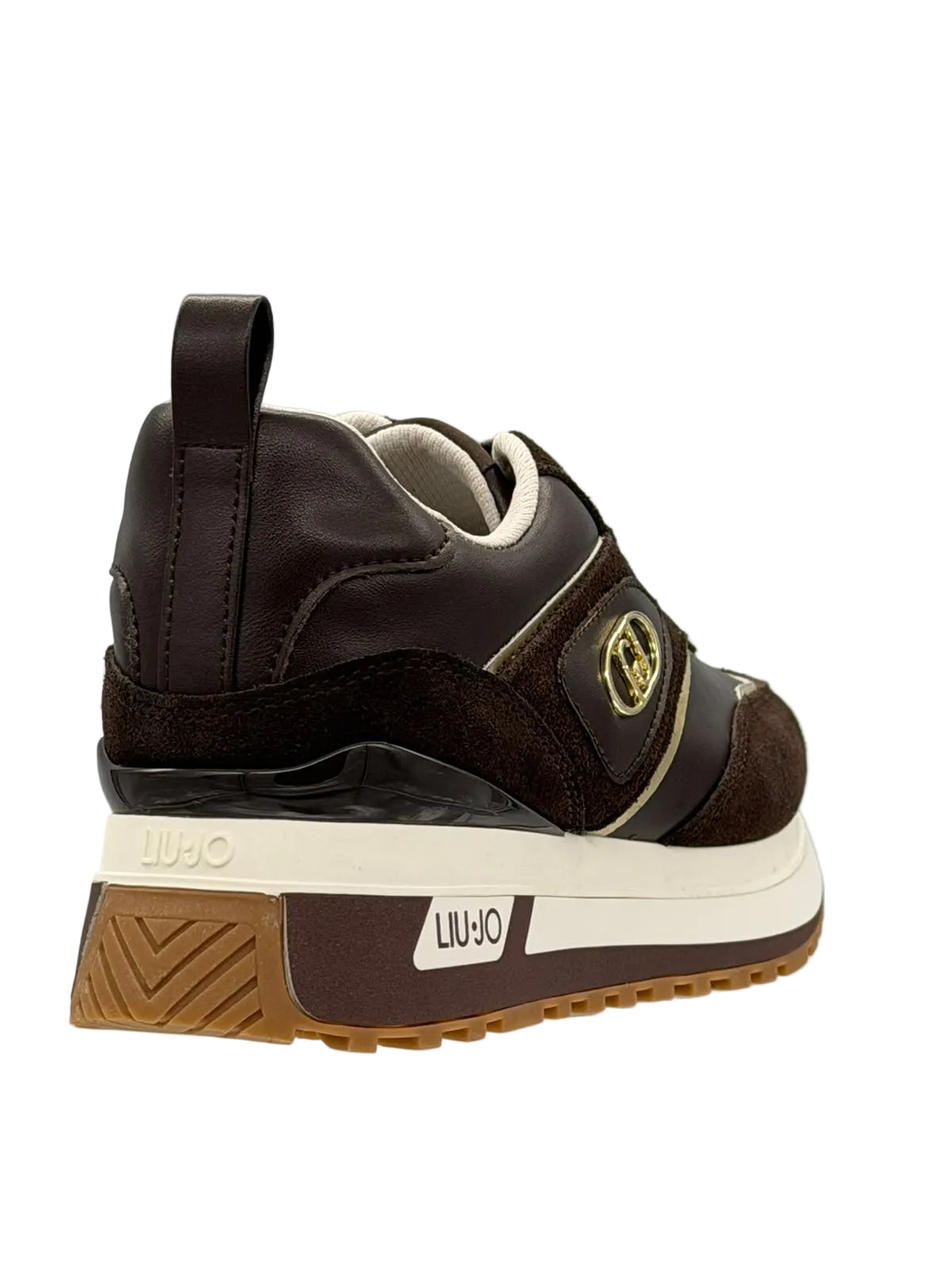RUNNING PLATFORM IN SUEDE E PELLE