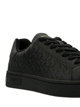 SNEAKERS IN PELLE LOGATA