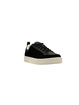 SNEAKERS LOGATA IN PELLE E CAMOSCIO