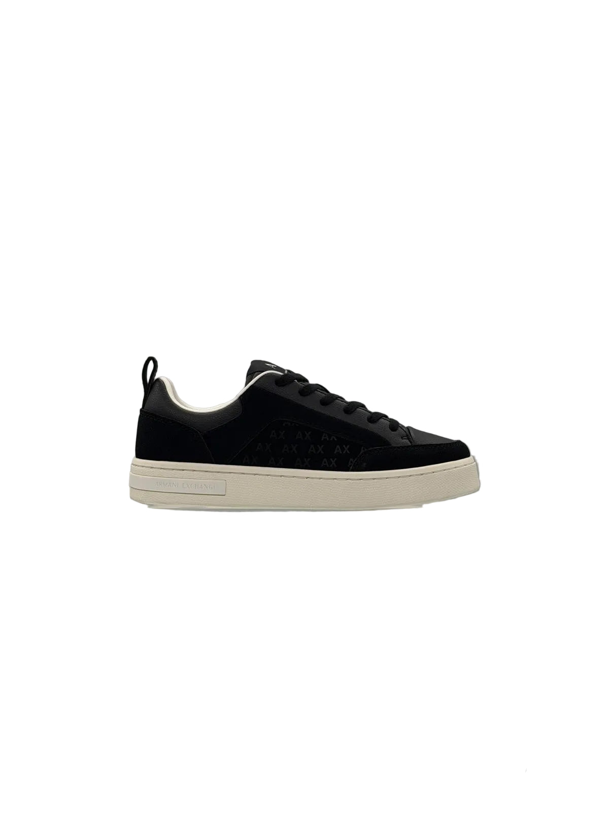 SNEAKERS LOGATA IN PELLE E CAMOSCIO