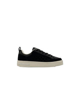 SNEAKERS LOGATA IN PELLE E CAMOSCIO