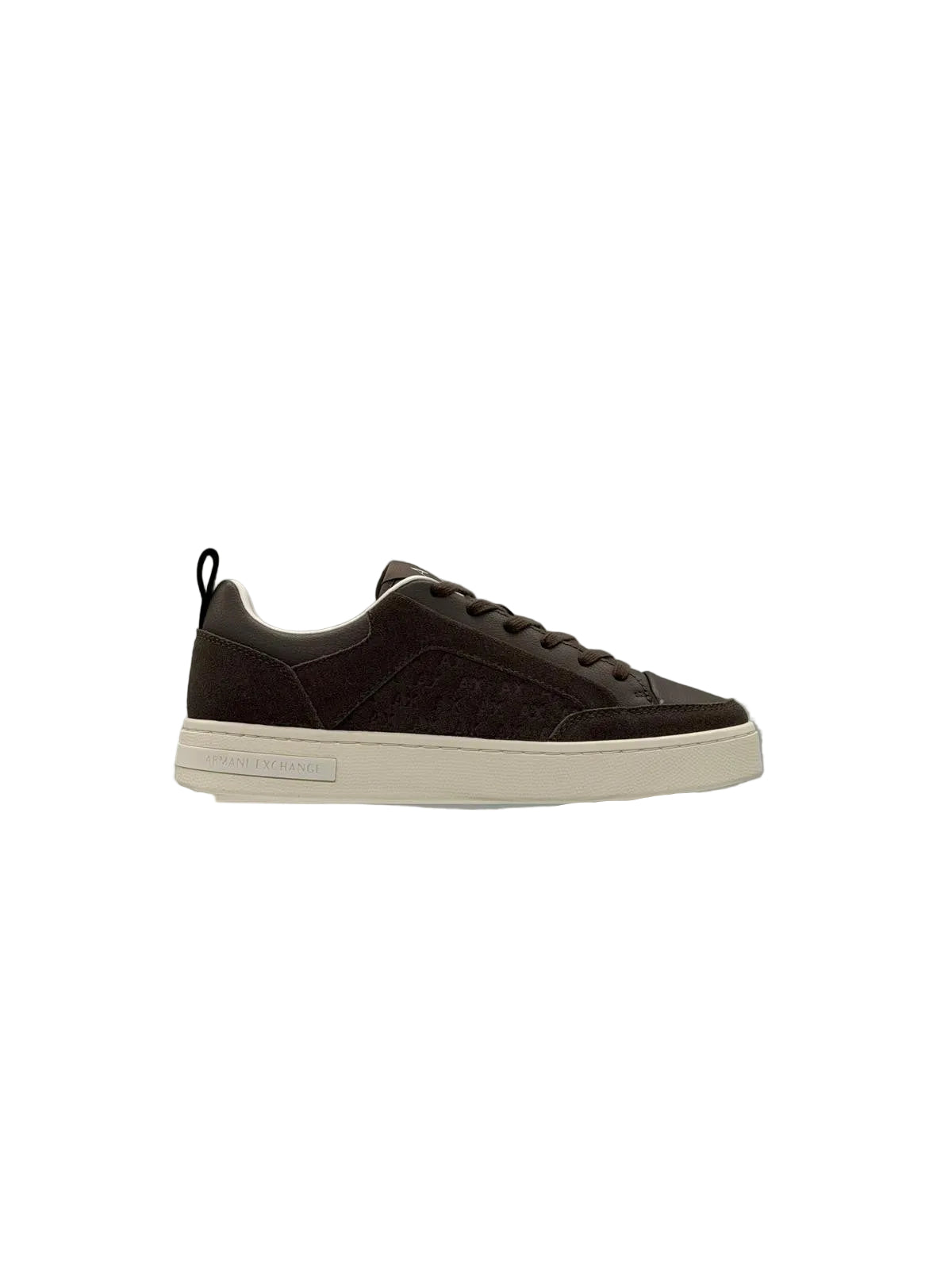 SNEAKERS LOGATA IN PELLE E CAMOSCIO