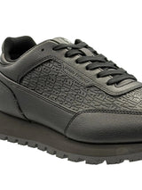 SNEAKERS IN PELLE LOGATA