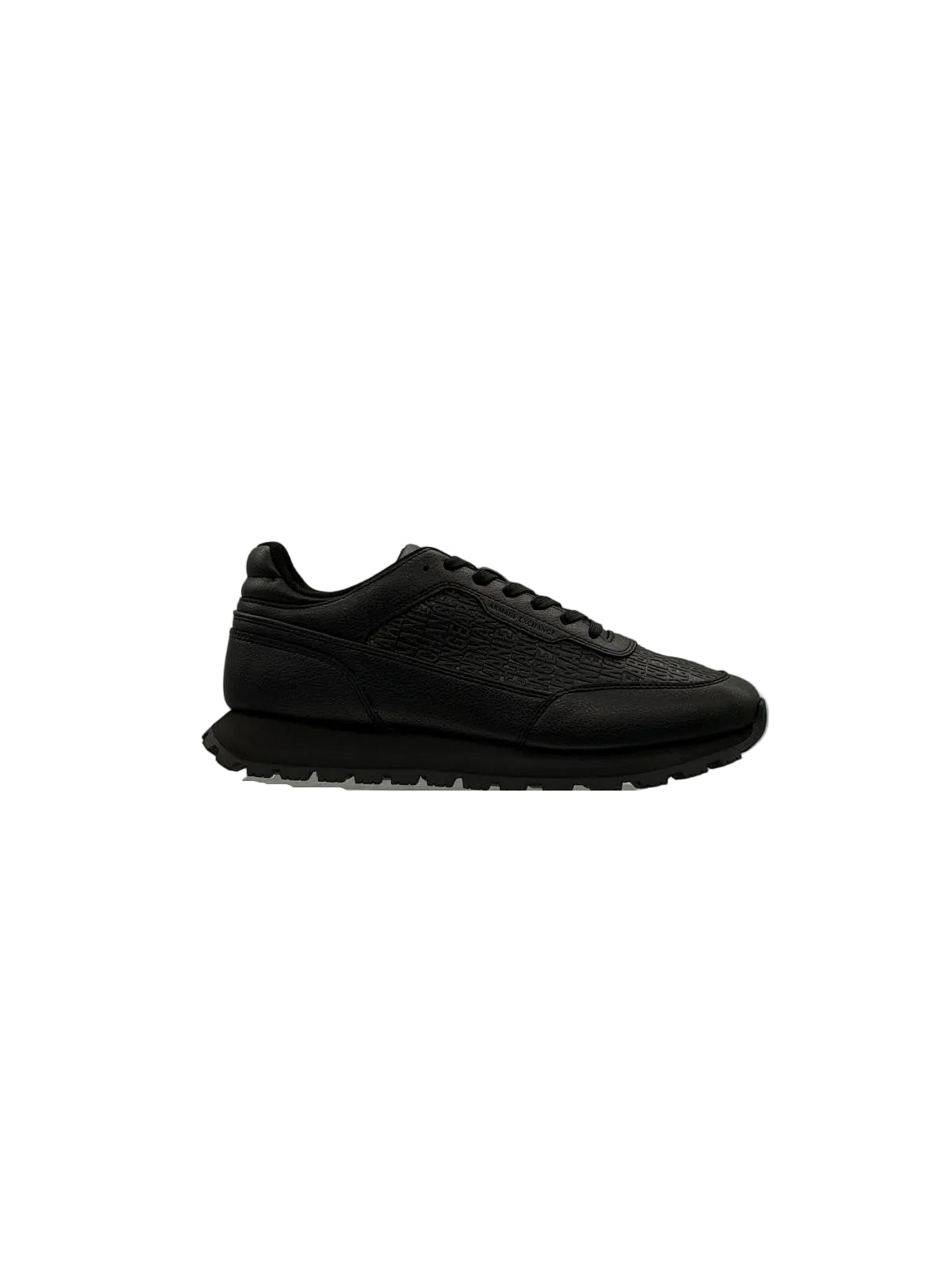 SNEAKERS IN PELLE LOGATA